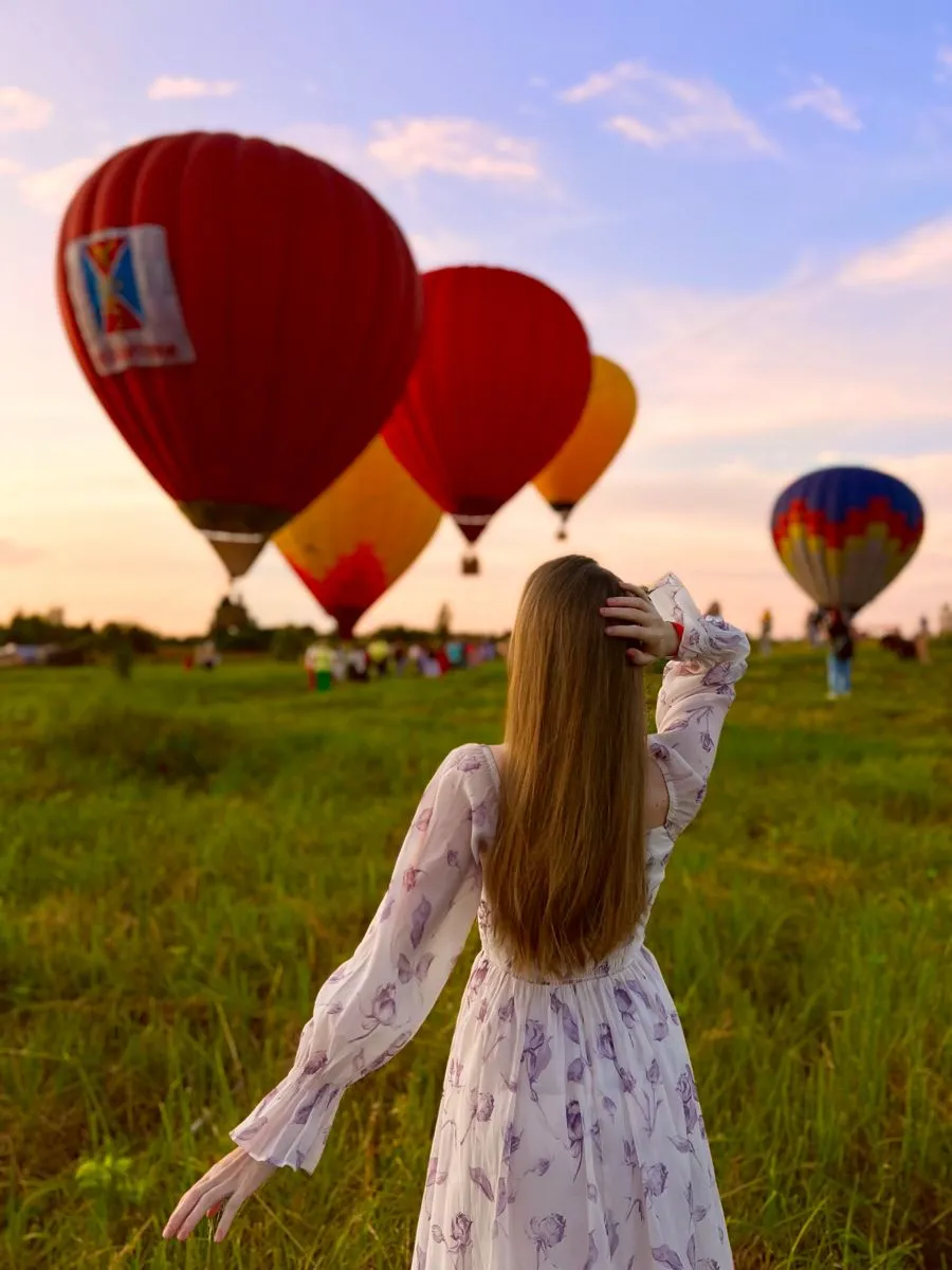 Heiratsantrag im Ballon